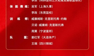 中国男篮公布集训大名单：赵睿周琦领衔 北京4人入选